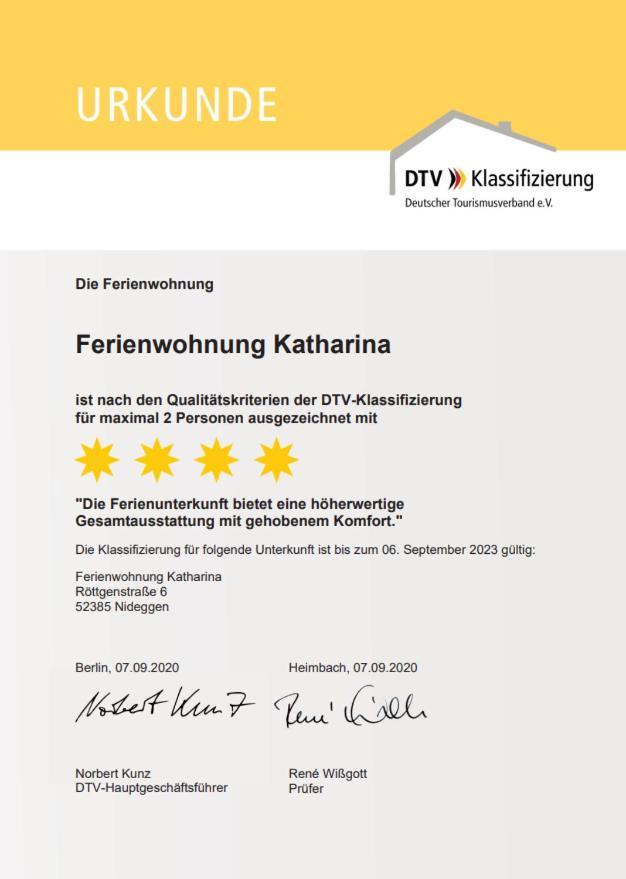 Ferienwohnung Katharina 4 Sterne Laut Dtv Wallbox 11Kw 尼蒂戈恩 外观 照片